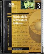 Biblioteca didattica.Storia della letteratura Italiana Vol3