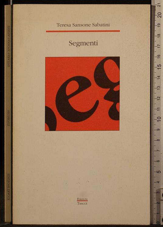 Segmenti - Segmenti di: Teresa Sansoe Sabatini - copertina