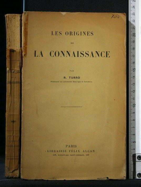 Les Origines De La Connaissance - Origines De La Connaissance di: Turrò - copertina