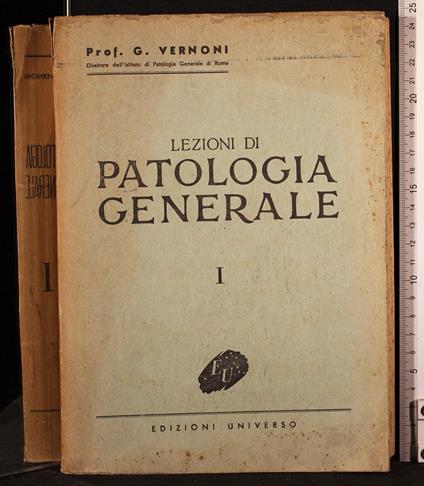Lezioni di patologia 1 - Lezioni di patologia 1 di: Vernoni - copertina