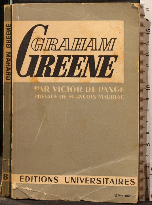 Graham Greene - Graham Greene di: Victor De Pange - copertina
