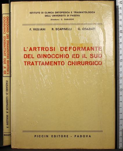 Artrosi deformante del ginocchio e trattamento chirurgico - Artrosi deformante del ginocchio e trattamento chirurgico di: Vigliani - copertina