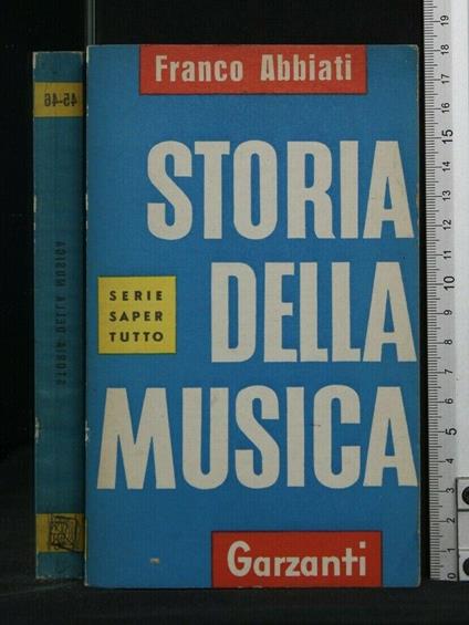 Storia Della Musica - Franco Abbiati - copertina