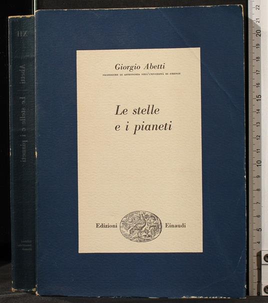 Le Stelle e I Pianeti - Giorgio Abetti - copertina
