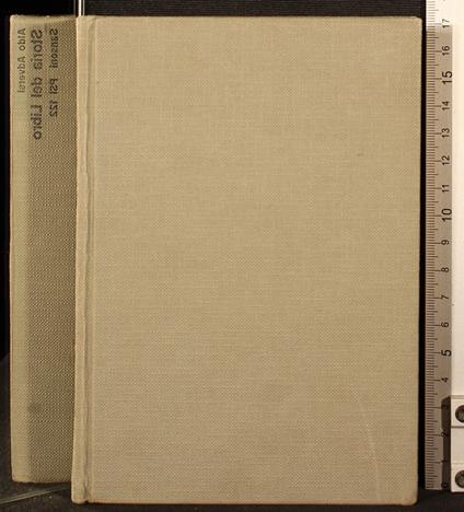 Storia del libro - Aldo Adversi - copertina