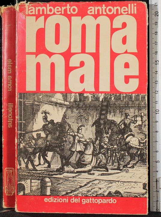 Roma male - Lamberto Antonelli - copertina