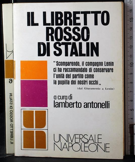 Il libretto rosso di Stalin - Lamberto Antonelli - copertina