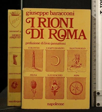 I Rioni di Roma - Giuseppe Baracconi - copertina