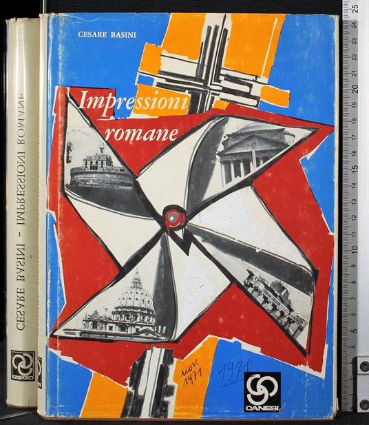 Impressioni romane - Cesare Basini - copertina