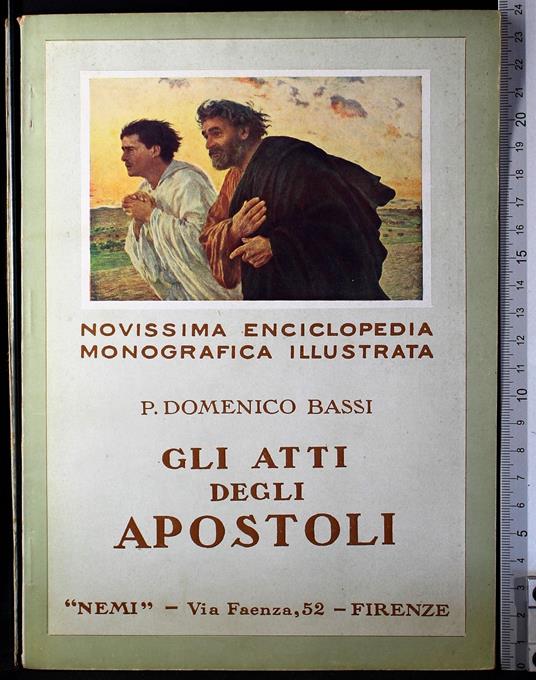 Gli atti degli apostoli - Domenico Bassi - copertina