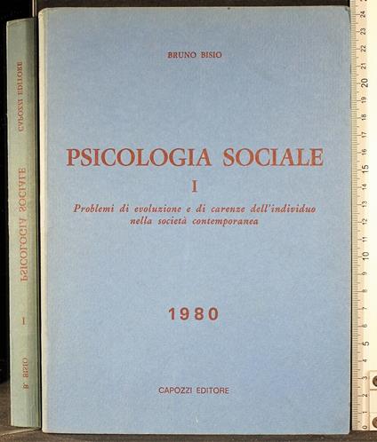 Psicologia sociale I 1980 - Bruno Bisio - copertina