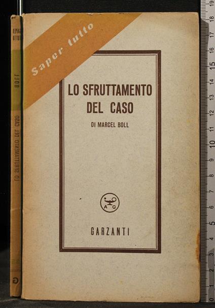 Lo Sfruttamento Del Caso - Marcel Boll - copertina