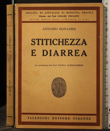 Stitichezza e Diarrea - Antonio Bonadies - copertina
