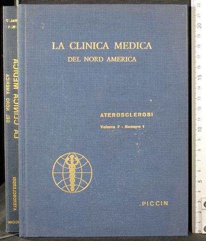 La clinica medica del Nord America. Vol 7.Numero 1 - Ernesto Bonomo - copertina