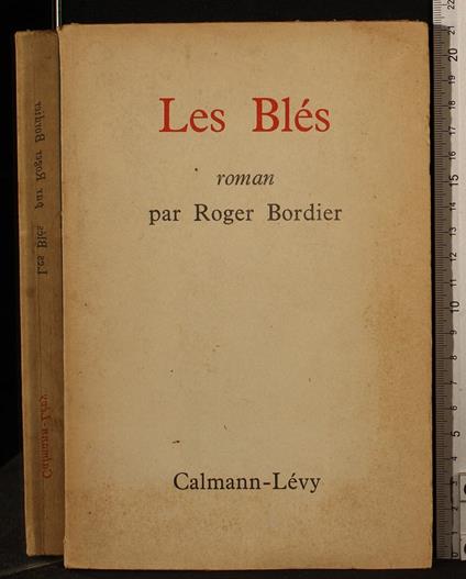 Les Bles - Roger Bordier - copertina