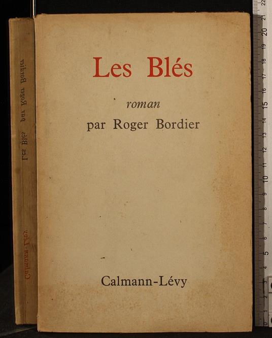 Les Bles - Roger Bordier - copertina