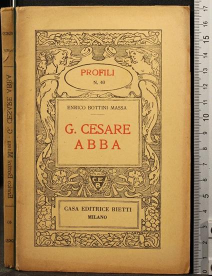Cesare Abba - Enrico Bottini Massa - copertina