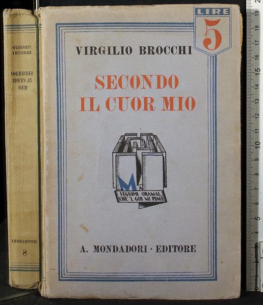 Secondo il cuor mio - Virgilio Brocchi - copertina