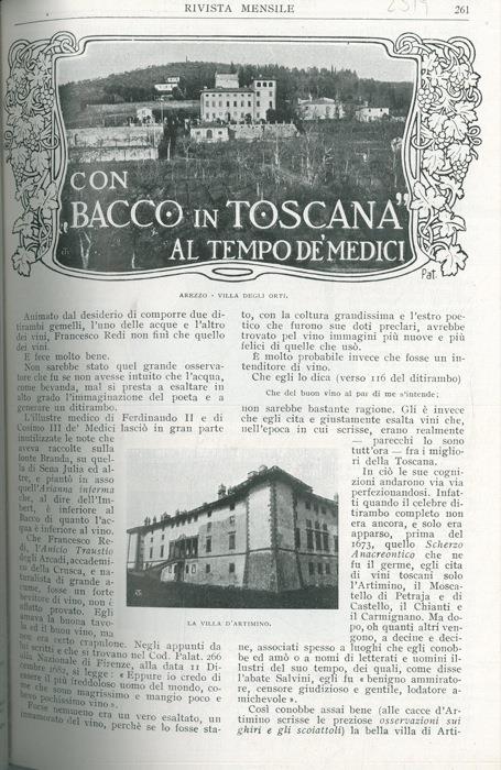 Con "Bacco in Toscana" al tempo dei Medici