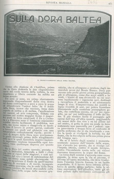 Sulla Dorea Baltea