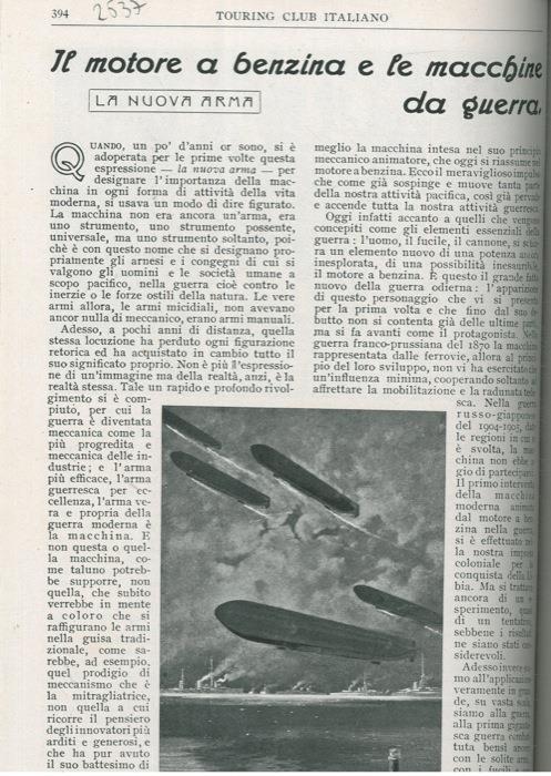 Il motore a benzina e le macchine da guerra