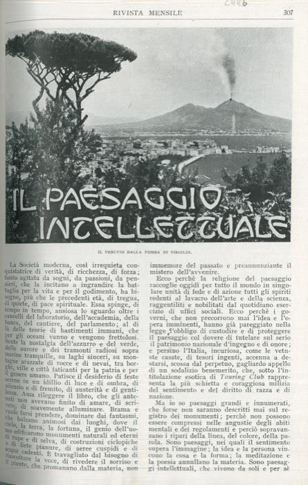 Il paesaggio intellettuale