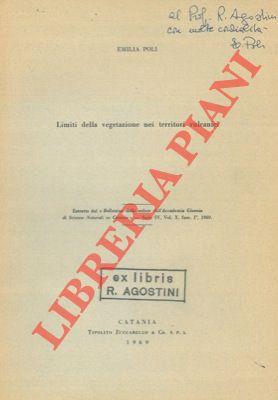 Limiti della vegetazione nei territori vulcanici