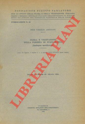 Flora e vegetazione della foresta di Pixinamanna (Sardegna meridionale)
