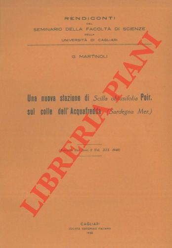 Una nuova stazione di Scilla oblusifolia Poir. sul colle dell'Acquafredda (Sardegna Mer.)