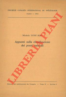 Appunti sulla classificazione dei pozzi naturali