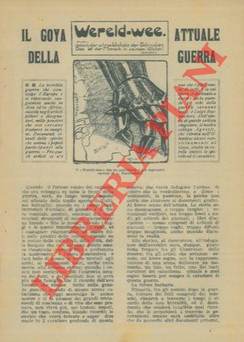 Il Goya della attuale guerra