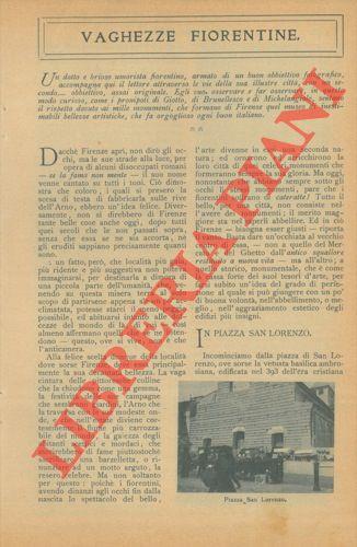 Vaghezze fiorentine