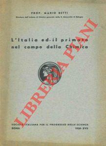 L' Italia ed il primato nel campo della chimica
