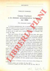 Giosuè Carducci e le elezioni amministrative bolognesi del 1886
