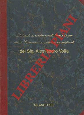 Del modo di rendere sensibilissima la più debole elettricità sia naturale, sia artificiale