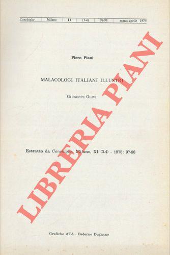 Malacologi italiani illustri. Giuseppe Olivi