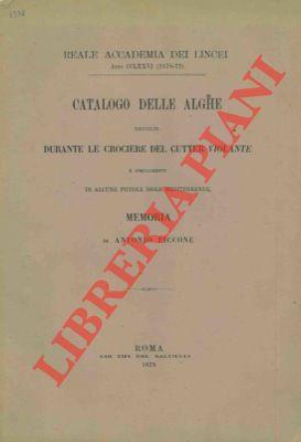 Catalogo delle alghe raccolte durante le crociere del cutter "Violante" e specialmente in alcune piccole isole mediterranee