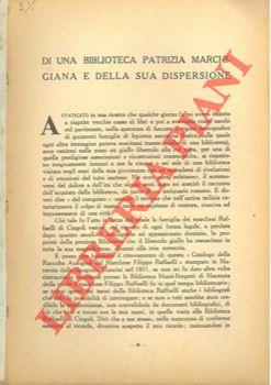 Di una biblioteca patrizia marchigiana e della sua dispersione