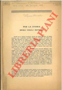 Per la storia degli esuli estensi
