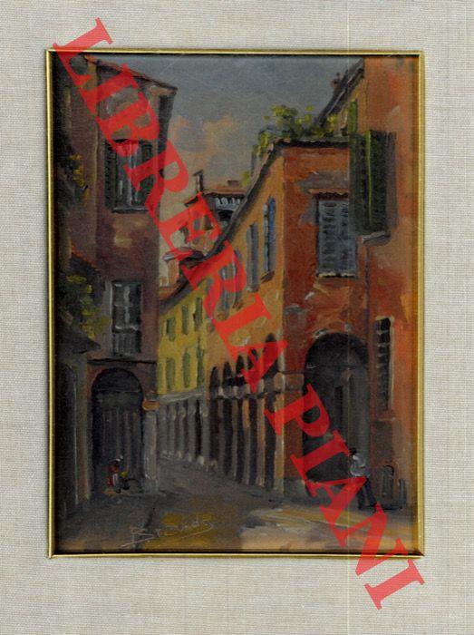 Ghetto di Bologna. Via Valdonica, vista dal Museo Ebraico verso Piazzetta Biagi