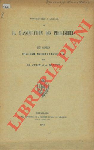 Contribution à l'étude de la classification des Phallusiidées. Les genres Phallusia, Ascidia et Ascidiella