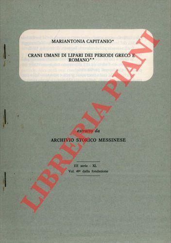 Crani umani di Lipari dei periodi greco e romano