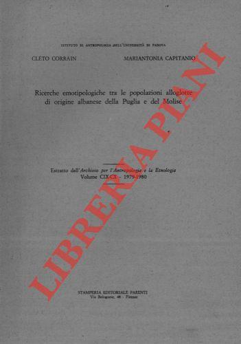 Ricerche emotipologiche tra le popolazioni alloglotte di origine albanese della Puglia e del Molise