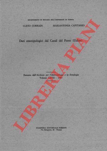 Dati emotipologici del Canal del Ferro (Udine)