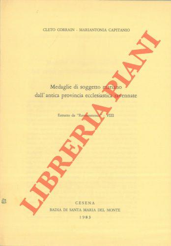 Medaglie di soggetto mariano dell'antica provincia ecclesiastica ravennate
