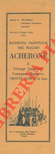 Rassegna Nazionale del Maggio. Acherone di Giuseppe Cappelletti