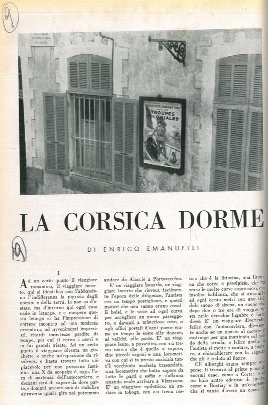 La Corsica dorme