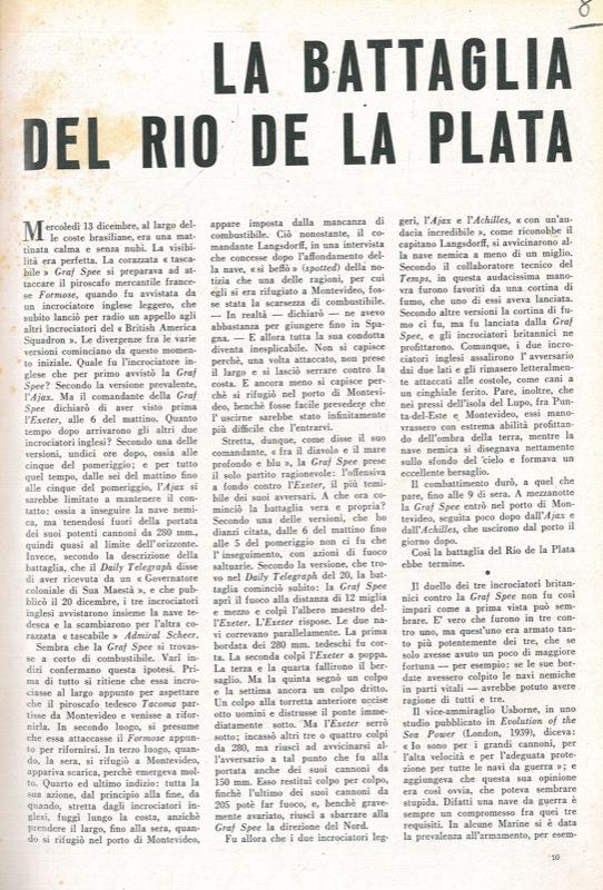 La battaglia del Rio de la Plata