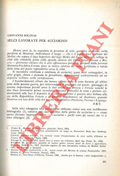 Selci lavorate per acciarino