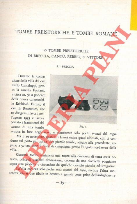 Tombe preistoriche e tombe romane